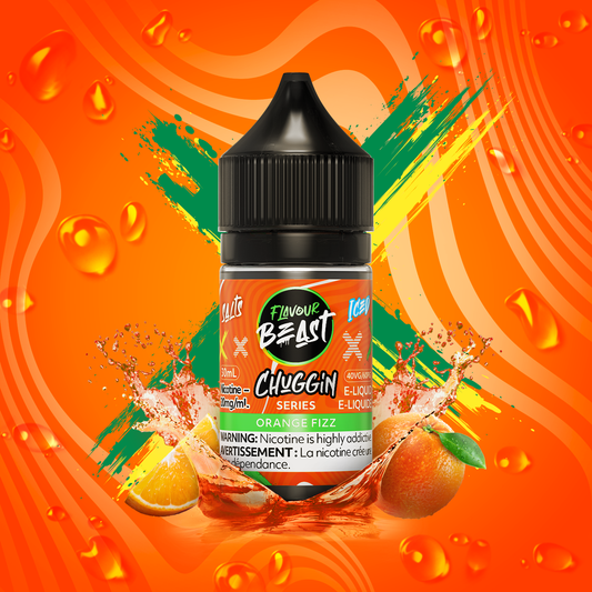 Flavour beast e-liquid Chuggin Orange Fizz (ICED) 20mg - 30ml