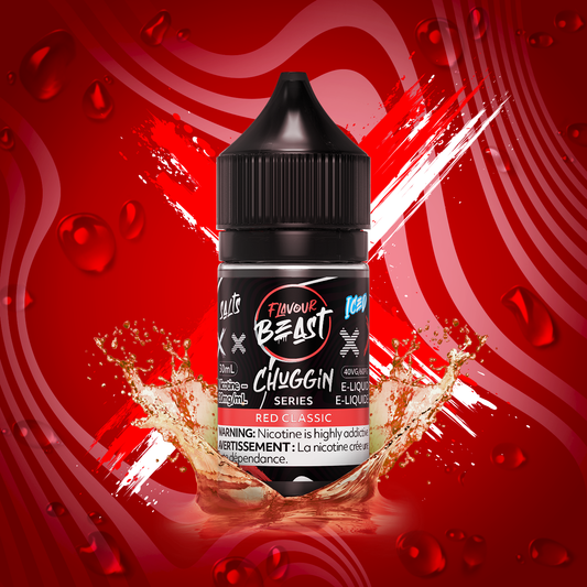 Flavour beast e-liquid Chuggin Red Classic (ICED) 20mg - 30ml