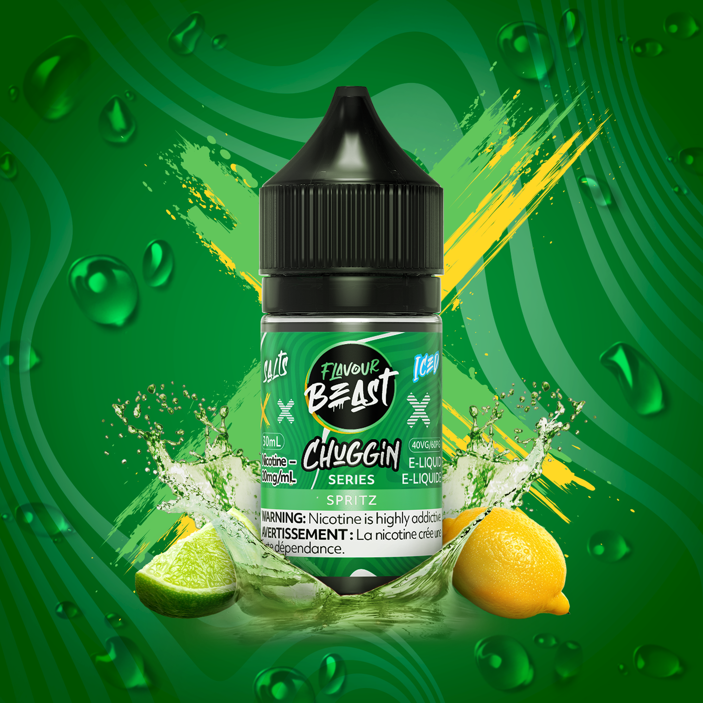 Flavour Beast E-Liquid Chuggin Spritz 20mg - 30ml (Provincial) {9A}