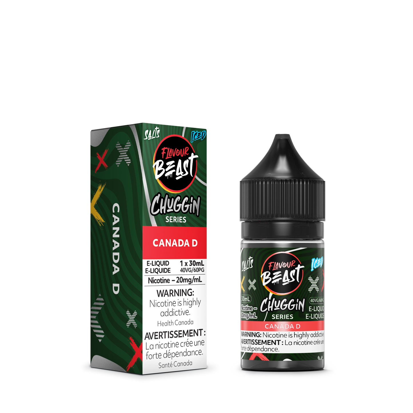 Flavour Beast E-Liquid Chuggin Canada D 20mg - 30ml (Provincial)