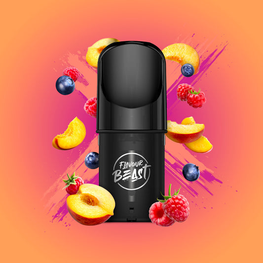 Flavour Beast Packin’ Peach Berry Pod 20mg