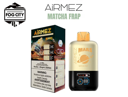 AiRMEZ Mars Matcha Frap 10k Disposable 18mL/20mg (Provincial)