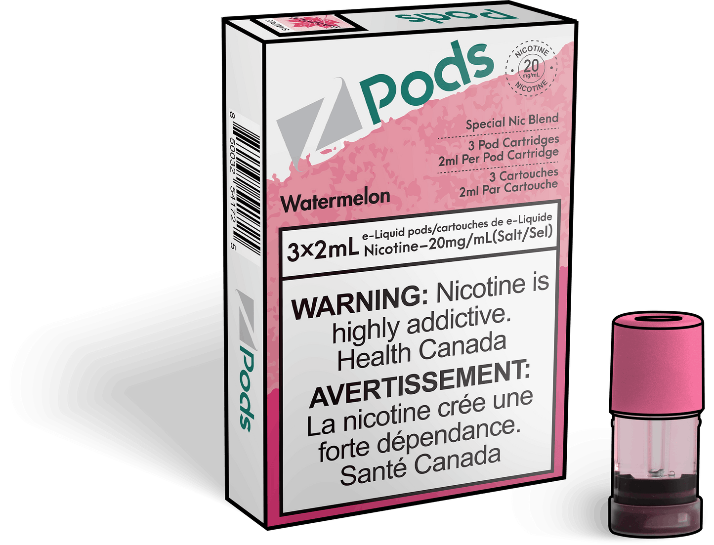 Zpods Watermelon 20mg/ml (Provincial)