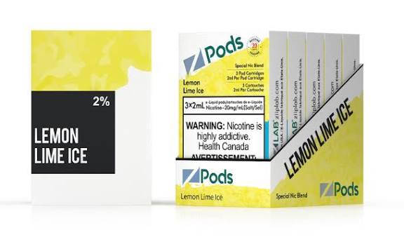 Zpods Lemon Lime Ice 20mg (Provincial)
