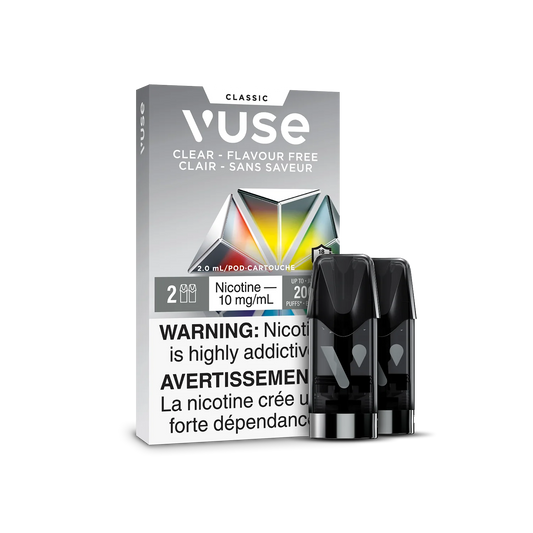 Vuse ePod Clear Flavour free 10mg X2 (Provincial Tax)