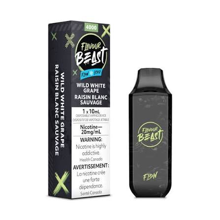 Flavour beast flow 5000 Wild White Grape Iced 20mg/mL disposable (Provincial)