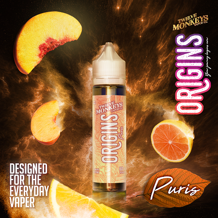 Twelve Monkeys E-liquid Puris 0mg - 60ml