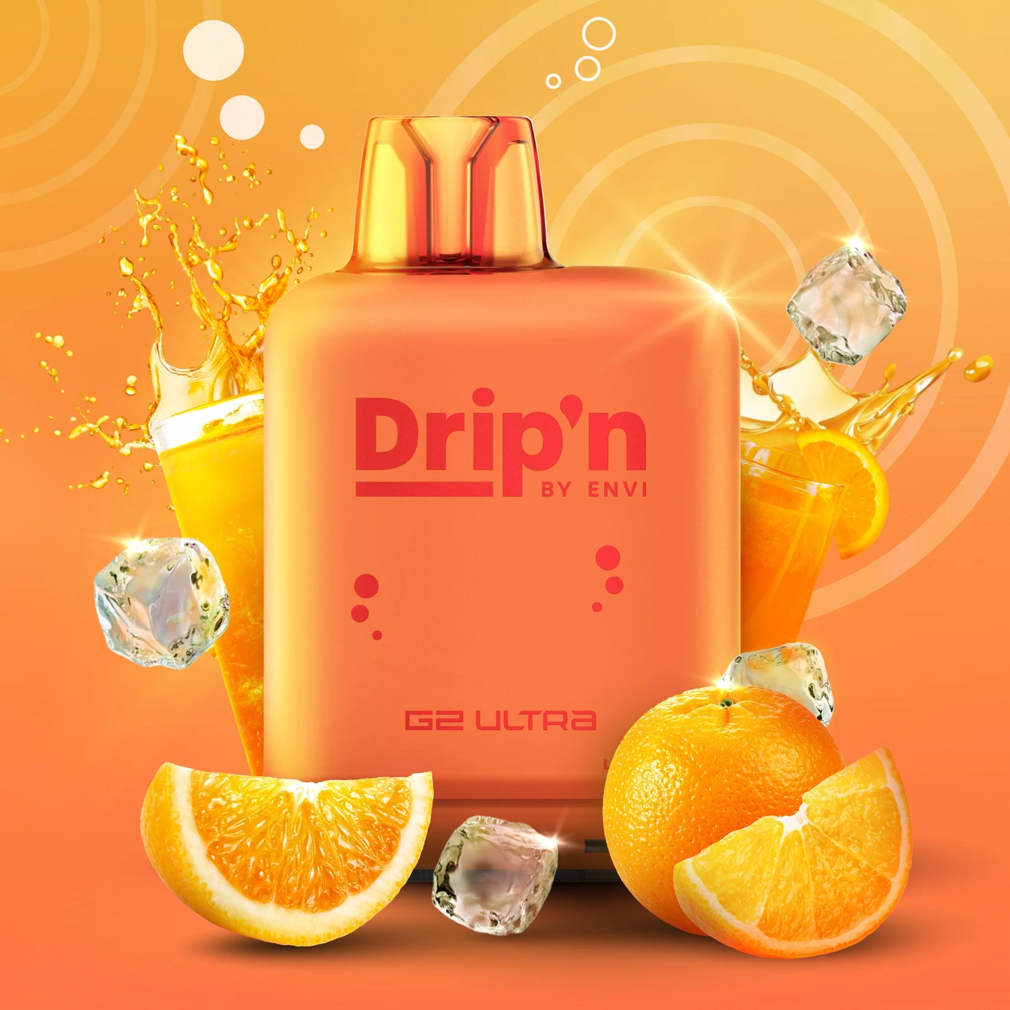 Drip’n LevelX Boost G2 Ultra 50K Pod Orange Fizz Ice  20mg (Provincial)