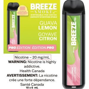 Breeze Pro 2000 Guava Lemon 20mg/mL disposable