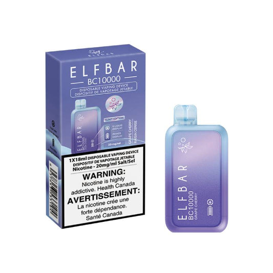 Elf Bar BC10K Grape Cherry 20mg/mL disposable