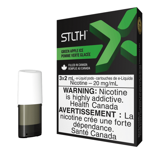 Stlth x pods Green Apple ice 20mg