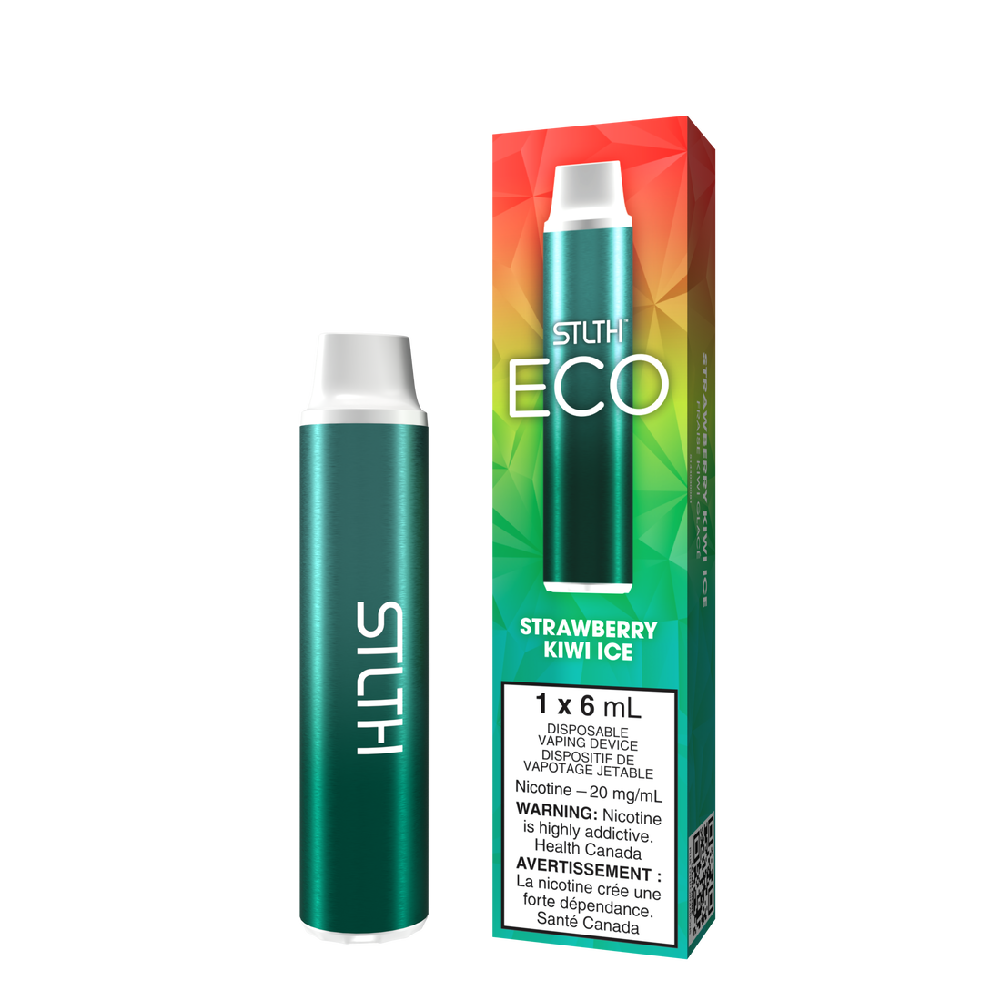 Stlth Eco Mini Strawberry Kiwi Ice 20mg/ml disposable (Provincial)