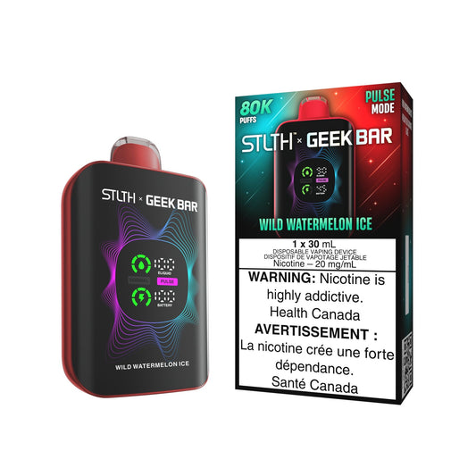 Stlth X Geek Bar 80k Wild Watermelon Ice 20mg/30mL disposable (Provincial)