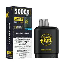 Flavour Beast LevelX G2 Ultra pod 50k Bussin Banana Iced 20mg (Provincial