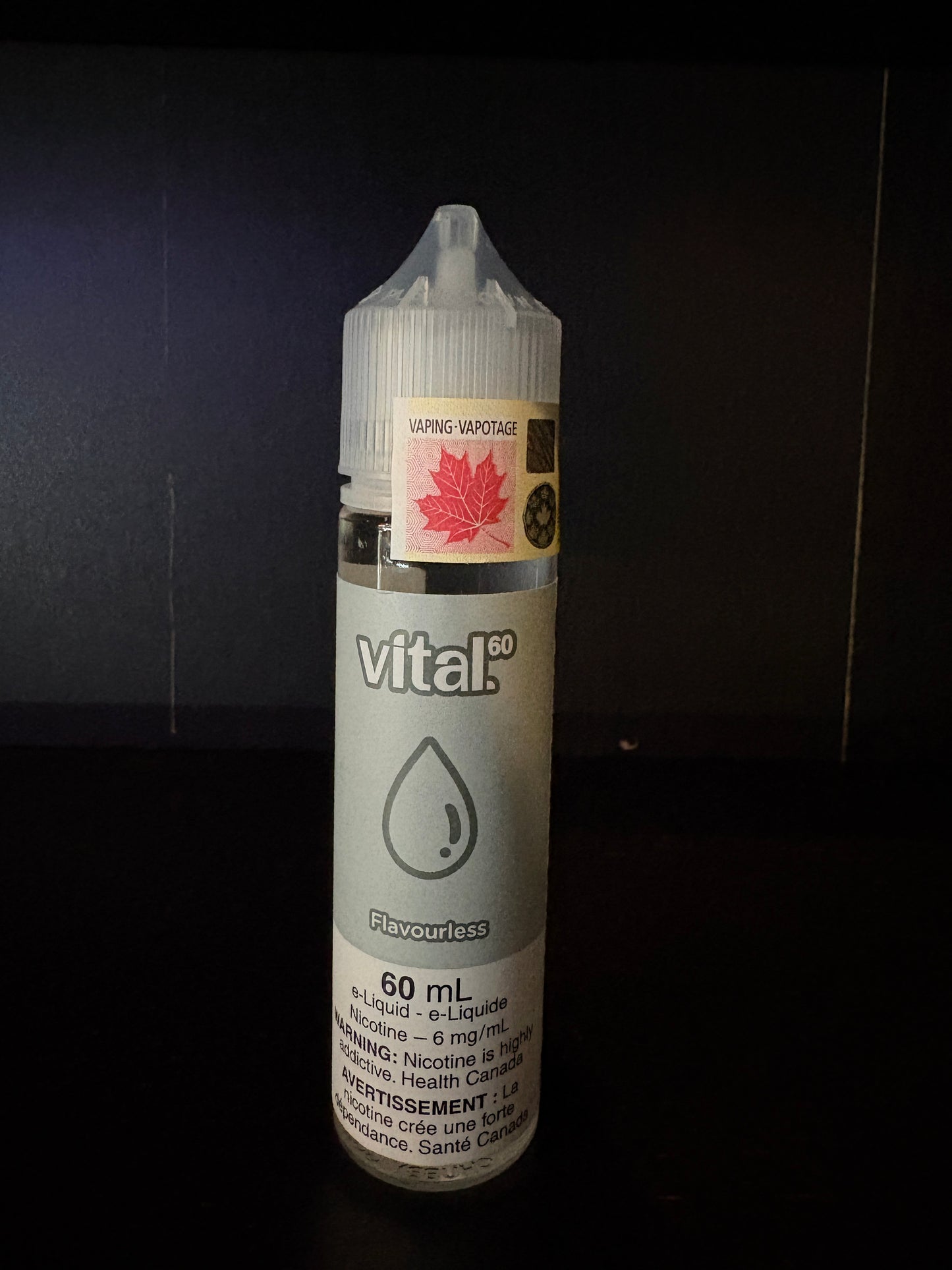 Vital E-liquid Flavourless 6mg - 60mL (Provincial)