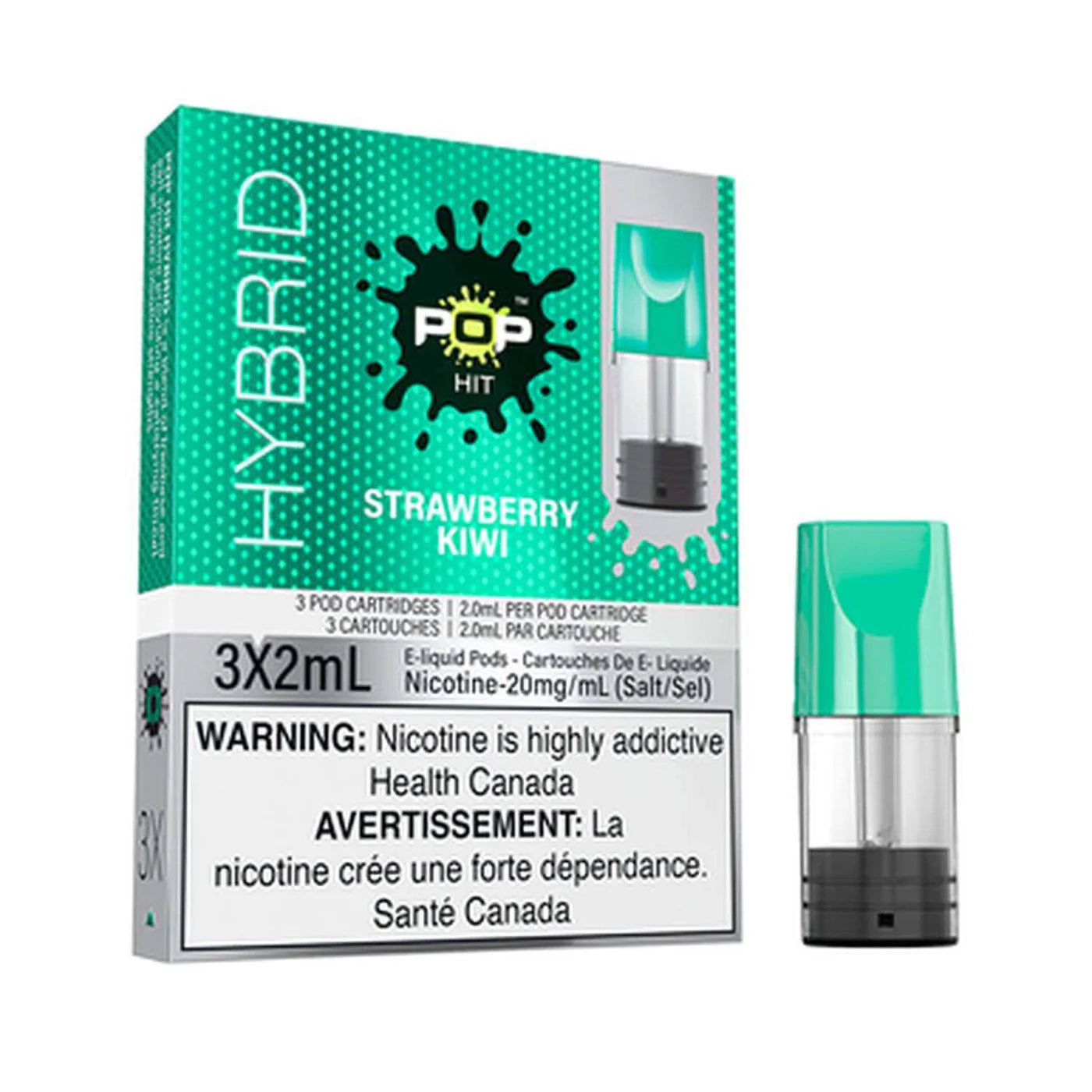 Pop Hit Strawberry Kiwi Pods 20mg (Provincial)