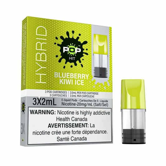 Pop Hit Blueberry Kiwi Ice pods 20mg (Provincial)