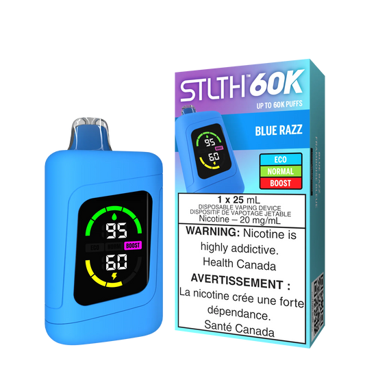 Stlth 60k Blue Razz 20mg disposable (Provincial)