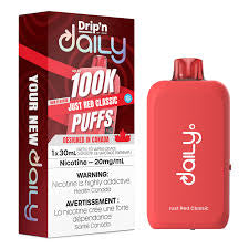 Drip’n Daily 100K Just Red Classic Ice  20mg/mL Disposable (Provincial)