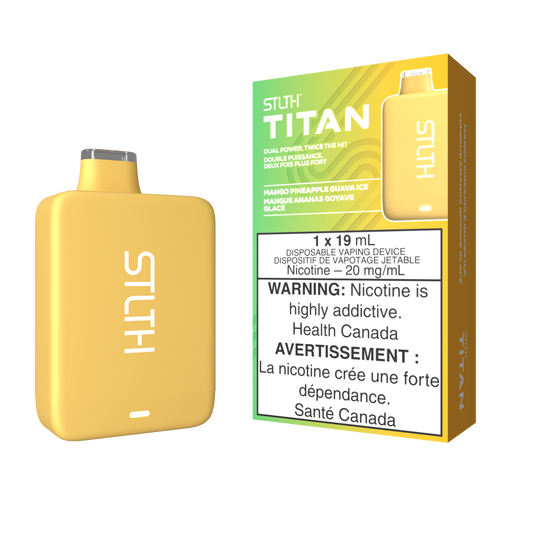 Stlth Titan 10K Mango pineapple guava ice 20mg/mL disposable