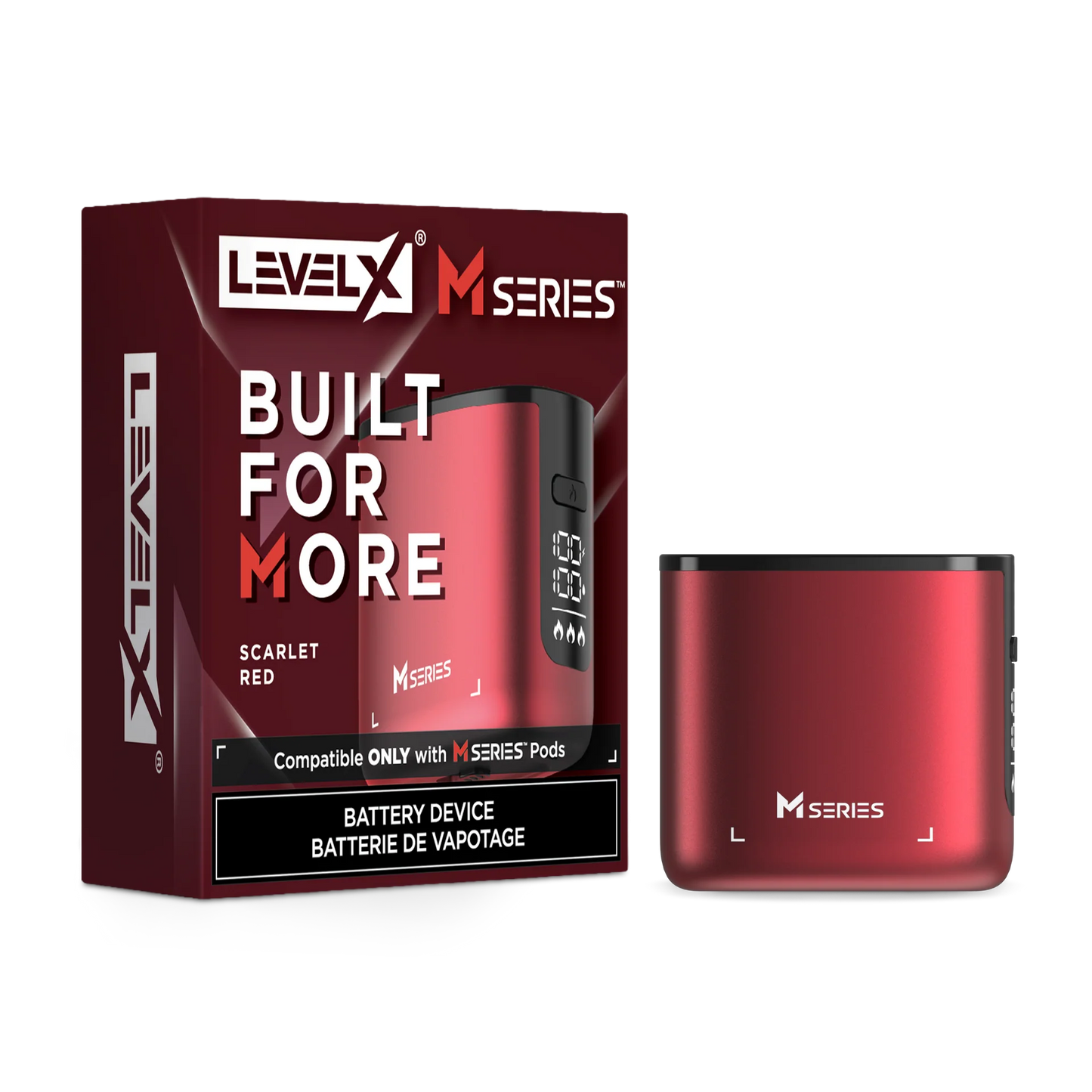 LevelX M Series Device Scarlet Red