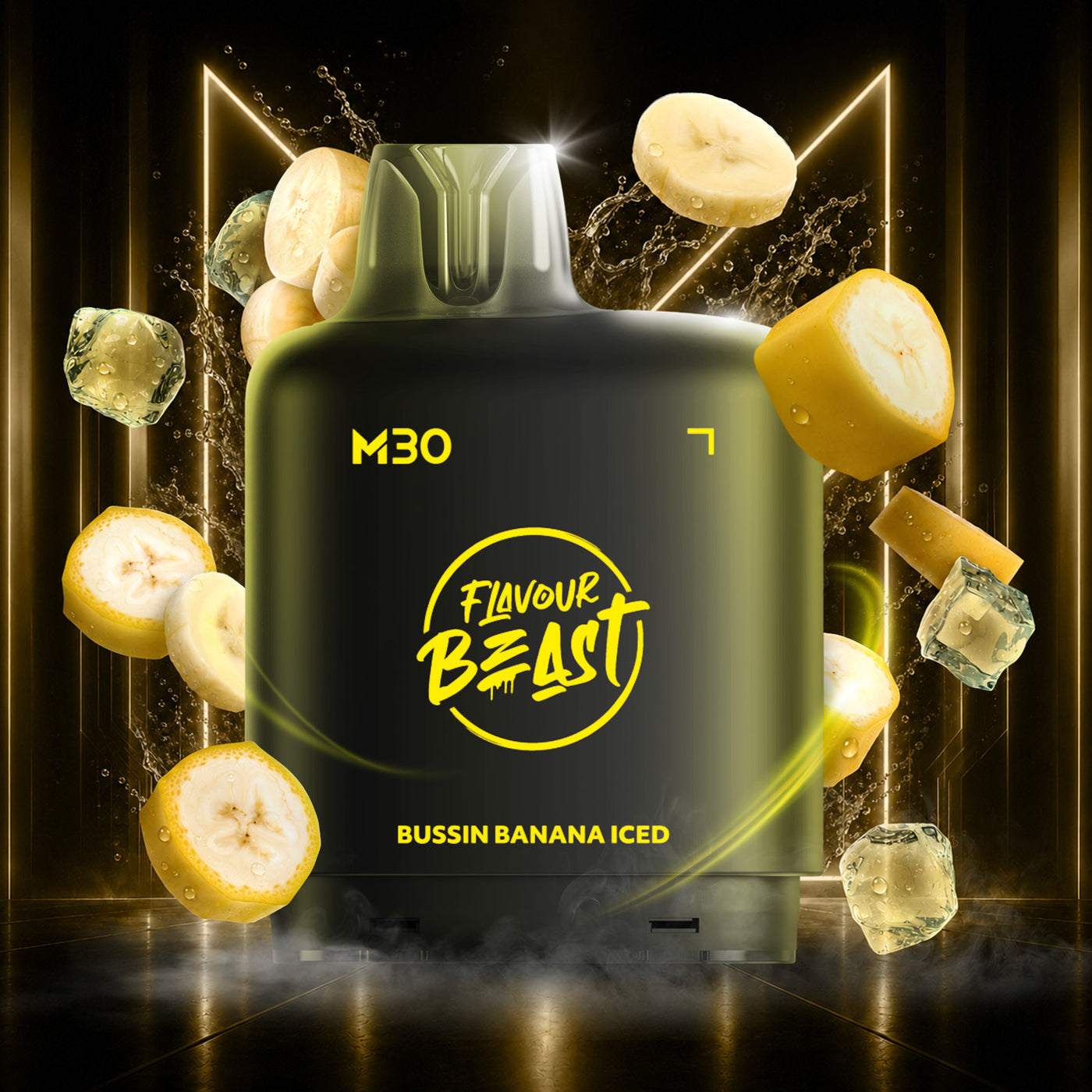 Flavour Beast Level X M series 120k pod  Bussin’ Banana Iced 20mg Provincial