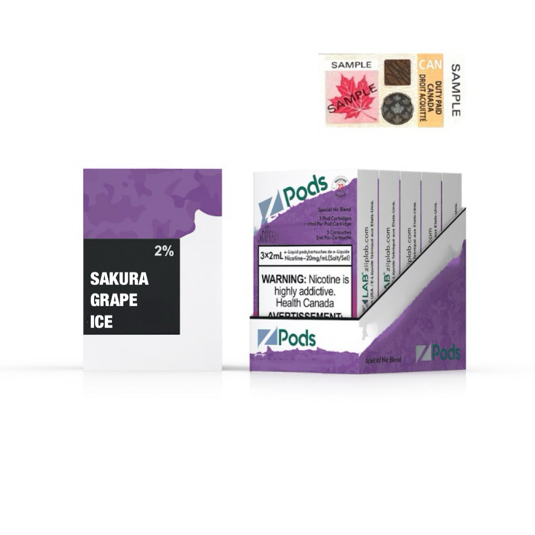 Zpods Sakura Grape Ice 20mg