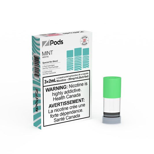 Zpods Mint 20mg/ml (Provincial)