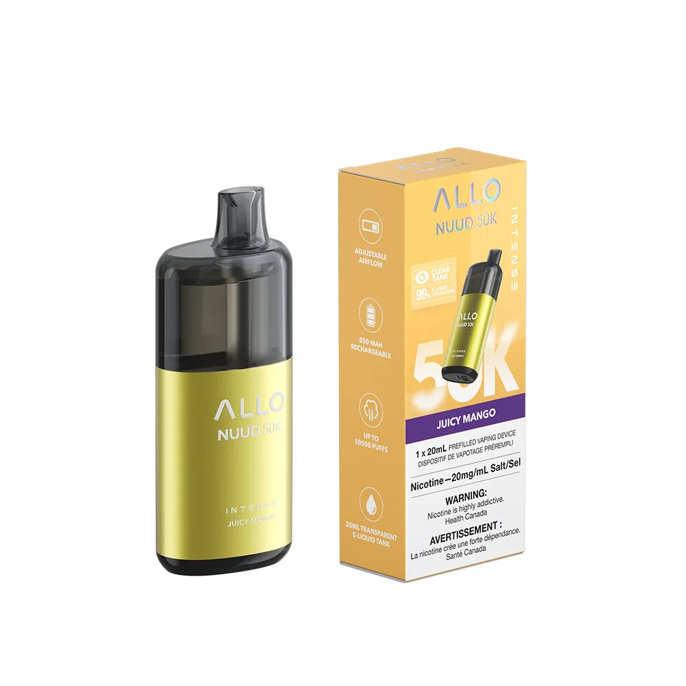 Allo Nuud 50k Juicy Mango 20mg/mL disposable (Provincial)