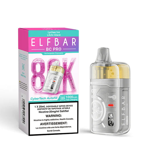 Elf Bar BC Pro 80k Lychee Ice 20mg/mL disposable (Provincial)