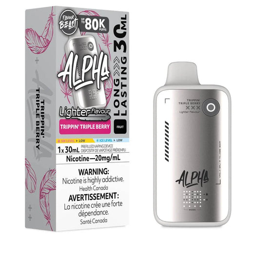 Flavour Beast Alpha 80k Light Trippin’ Triple Berry Disposable (Provincial)