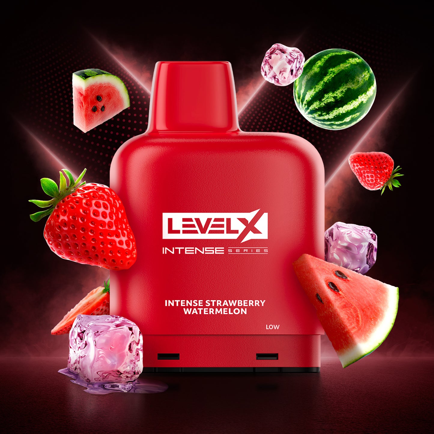 LevelX Intense Series Pod 7K Intense Strawberry Watermelon 20mg