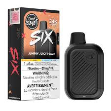 Flavour Beast SIX 24k Jumpin Juicy Peach 20mg disposable (Provincial)