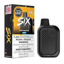 Flavour Beast SIX 24k MVP Mango Iced 20mg disposable (Provincial)