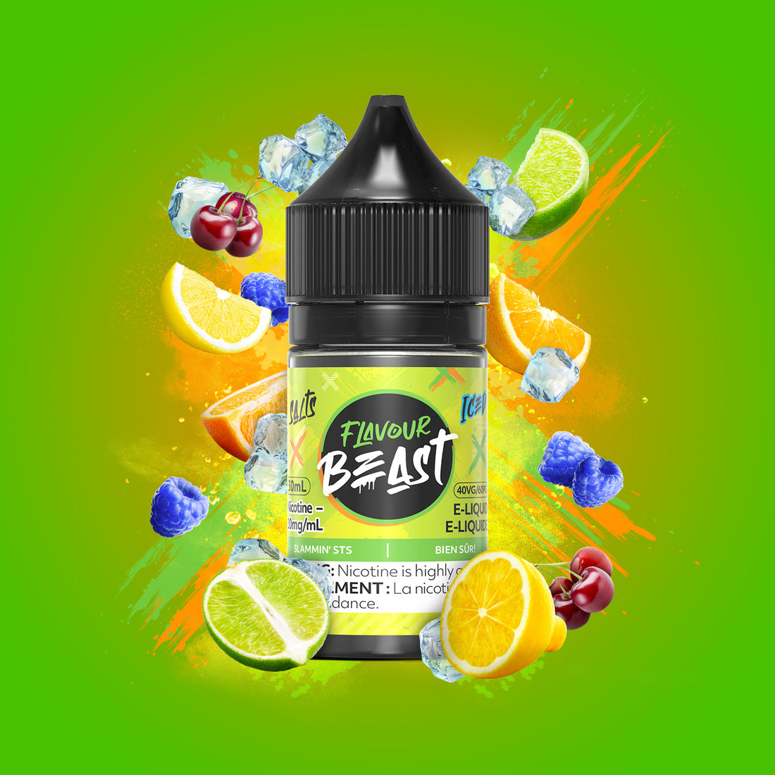 Flavour Beast E-Liquid Slammin' STS  Iced 10mg - 30ml