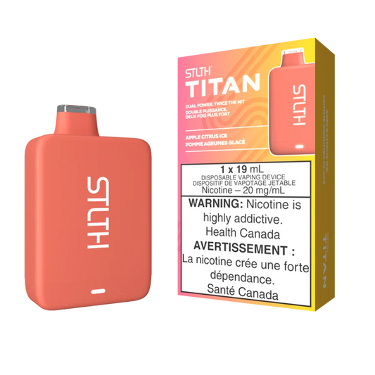 Stlth Titan 10K Apple citrus ice 20mg/mL disposable