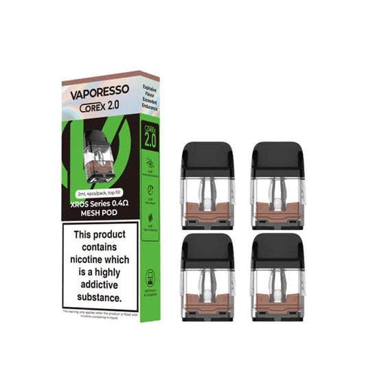 Vaporesso (Corex 2.0) XROS 0.8Ω mesh replacement pods 3ml