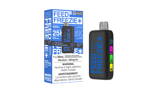 FEED Freezie 25k Peachy Blue Razz Disposable 20mg