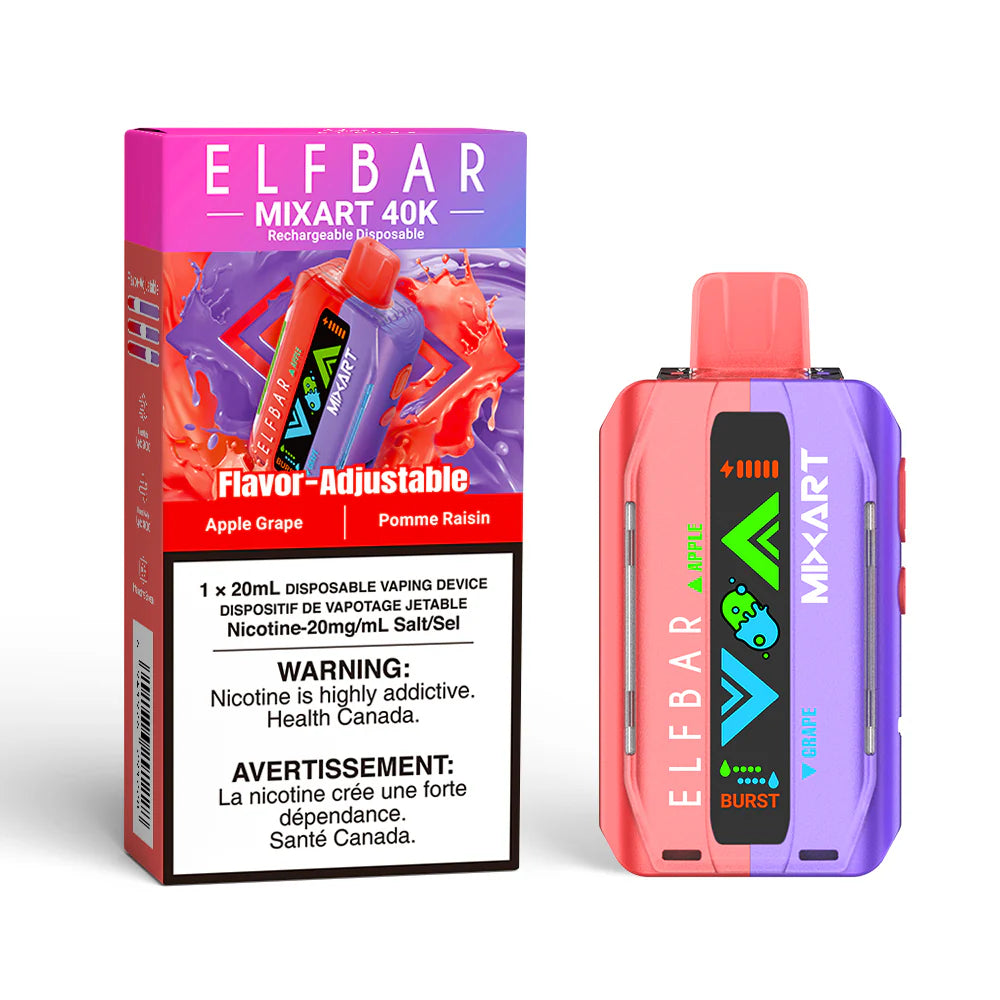 Elf Bar MixArt 40K Apple Grape 20mg/mL disposable (Provincial)