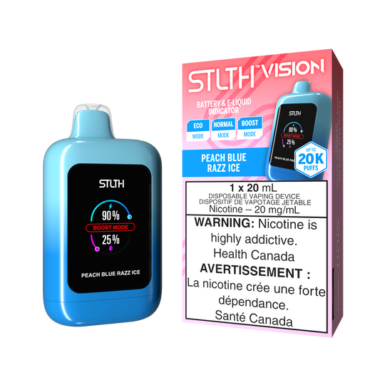 Stlth Vision 20K Peach Blue Razz Ice 20mg/ml disposable