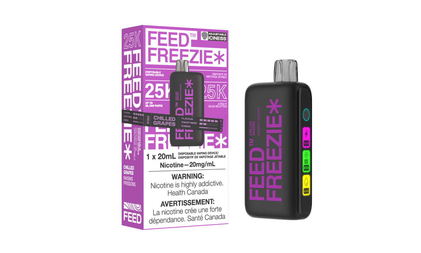 FEED Freezie 25k Chilled Grapes Disposable 20mg