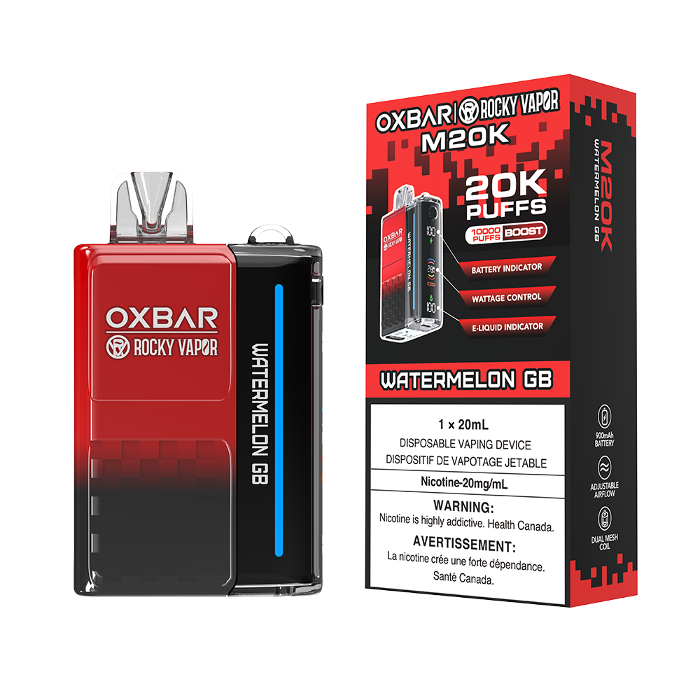 Oxbar M20K Watermelon GB 20mg/ml disposable (Provincial)