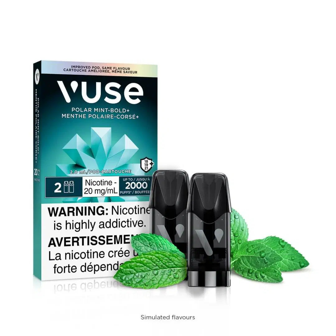 Vuse ePod Polar Mint Bold+ 20mg X2 (Provincial Tax)