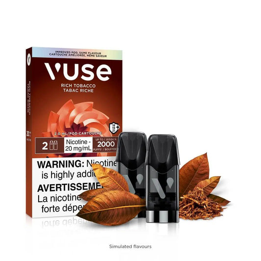 Vuse ePod Rich Tobacco Bold+ 20mg X2 (Provincial Tax)