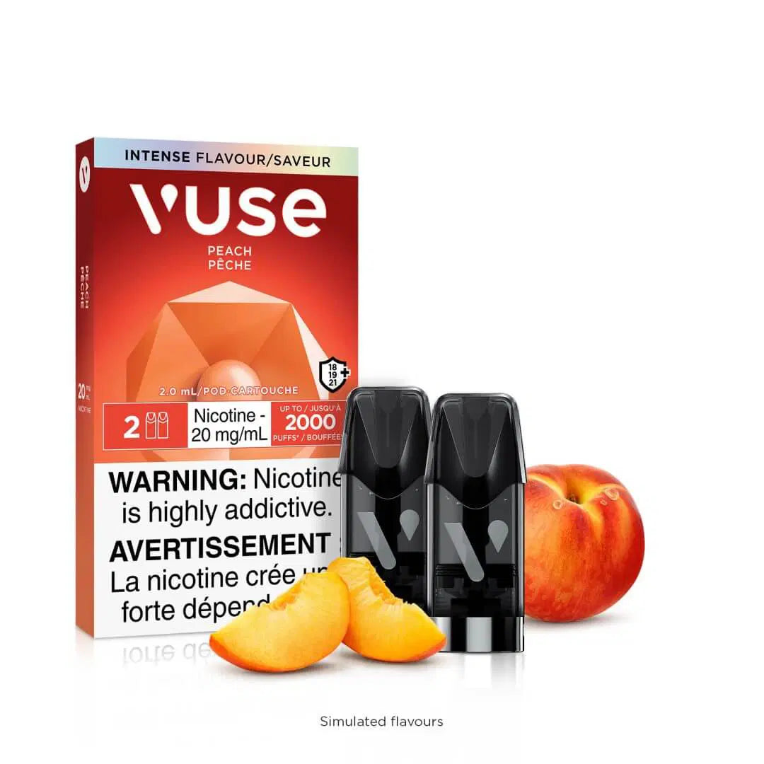 Vuse ePod Peach 20mg X2 (Provincial Tax)