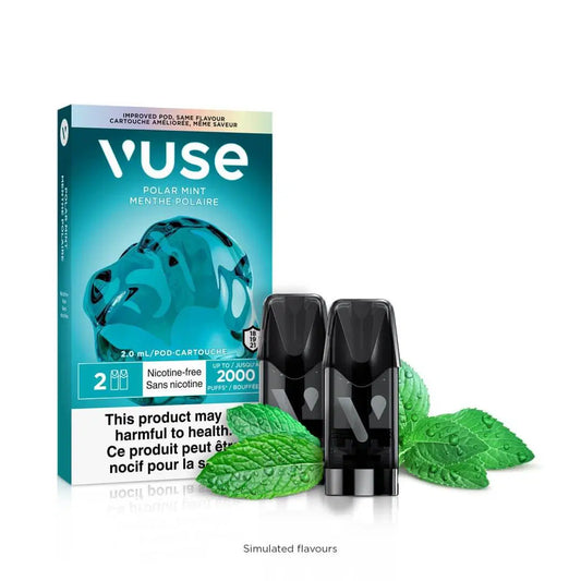 Vuse ePod Polar Mint Nicotine free X2 (Provincial Tax)