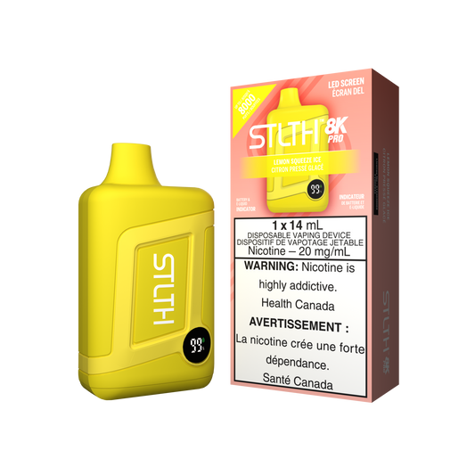 Stlth 8kPro Lemon Squeeze Ice 20mg disposable (Provincial)