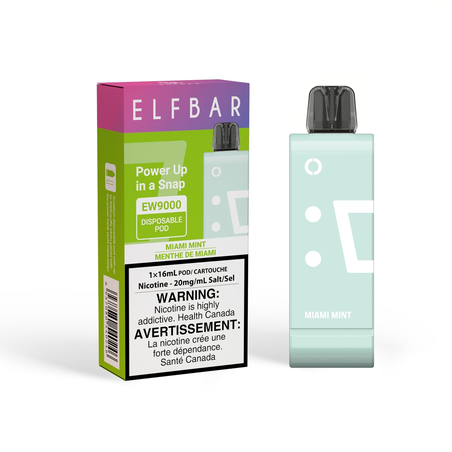 Elf Bar EW9000 Pod Miami Mint 20mg