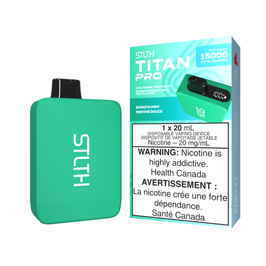 STLTH Titan Pro 15K Smooth mint Disposable(Provincial)