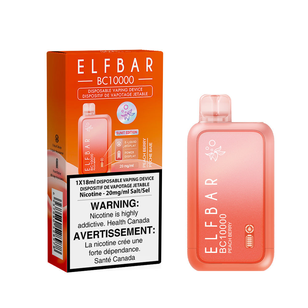 Elf Bar BC10K Peach Berry 20mg/mL disposable (Provincial)